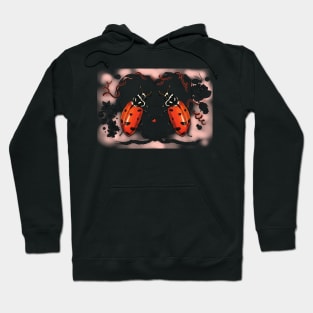 Pink Cloud, Ladybug Valentine Hoodie